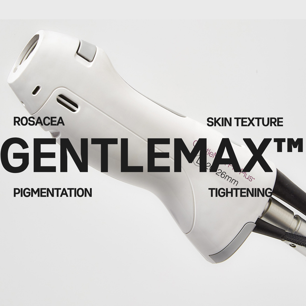 Laser Genesis treatment handpiece on white background – non-invasive laser facial for redness, fine lines, and collagen stimulation Alex-toning for pigment. 색소 레이저 밴쿠버 BN Skin & Laser Clinic