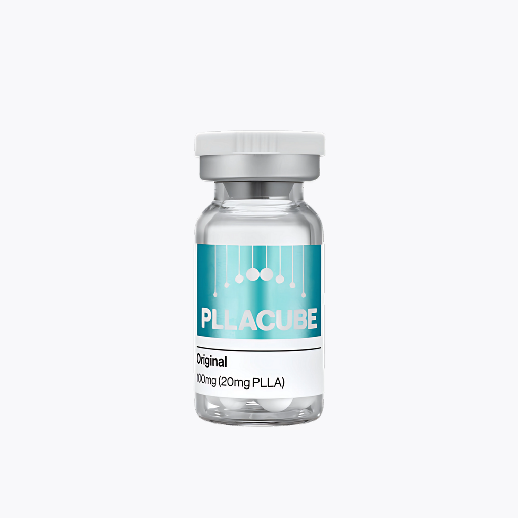 PLLACUBE skin booster vial used for microneedling treatment at BN Skin & Laser